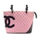  SAC CHANEL CAMBON SHOPPING GM CUIR ROSE 