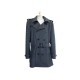 MANTEAU BURBERRY TRENCH 56 XL BLOUSON EN LAINE & CACHEMIRE CEINTURE COAT 1790€