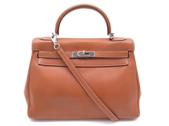 sac a main hermes kelly 32 en cuir taurillon gold
