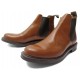 NEUF CHAUSSURES CHURCH'S BOTTINES 8.5F 42.5 CUIR MARRON 