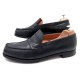 CHAUSSURES JM WESTON MOCASSINS CUIR NOIR 10E 