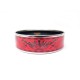 NEUF BRACELET HERMES LARGE EMAIL IMPRIMEE BRAZIL ROUGE PALLADIE 15.5 CM 480€