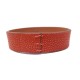 NEUF BRACELET HERMES LIEN EN CUIR DE GALUCHAT ORANGE 15.5 CM LEATHER JEWEL 290€