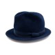 CHAPEAU MAISON MICHEL T 57 EN FEUTRINE BLEU MARINE FEMME BLUE NAVY HAT 475€