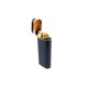 BRIQUET CARTIER 3 ORS LAQUE BLEU MARINE & PLAQUE OR + ECRIN NAVY BLUE LIGHTER