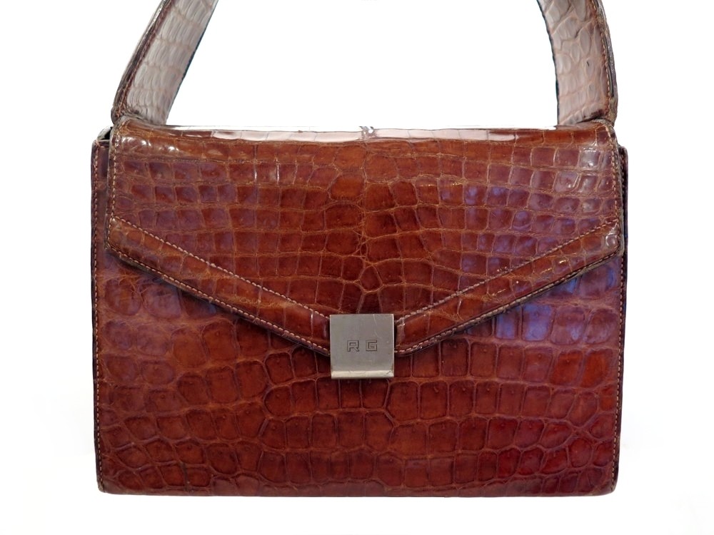 rare sac a main hermes a tiroir secret en cuir