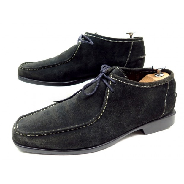 CHAUSSURES JM WESTON 629 CHUKKA 2 OEILLETS 6.5D 40.5 DAIM NOIR DEER SHOES 575€