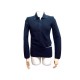 NEUF GILET CHANEL OUVERT SUR UN COTE 40 M EN LAINE BLEU MARINE CARDIGAN 2500€