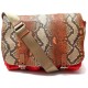 SAC A MAIN PRADA BESACE MESSENGER BANDOULIERE EN TOILE & PYTHON HANDBAG 1500€