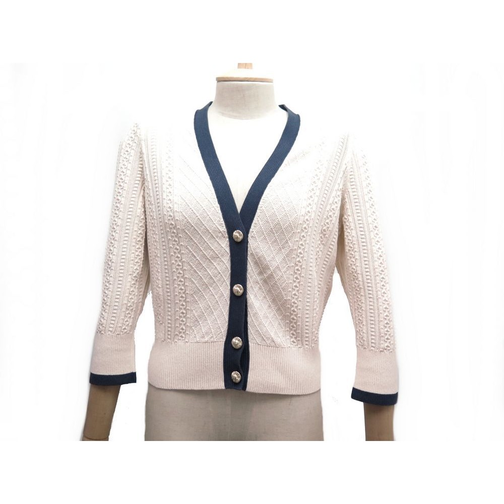 gilet chanel cardigan a boutons p45282 40 42 m