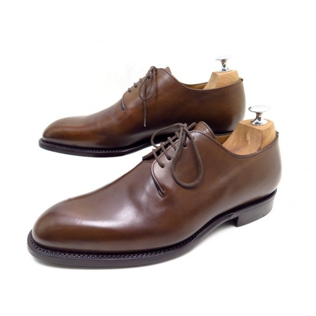 NEUF CHAUSSURES BOWEN 8 41.5 42 RICHELIEU ONE CUT 1B-12-24-48 EN CUIR SHOES 300€