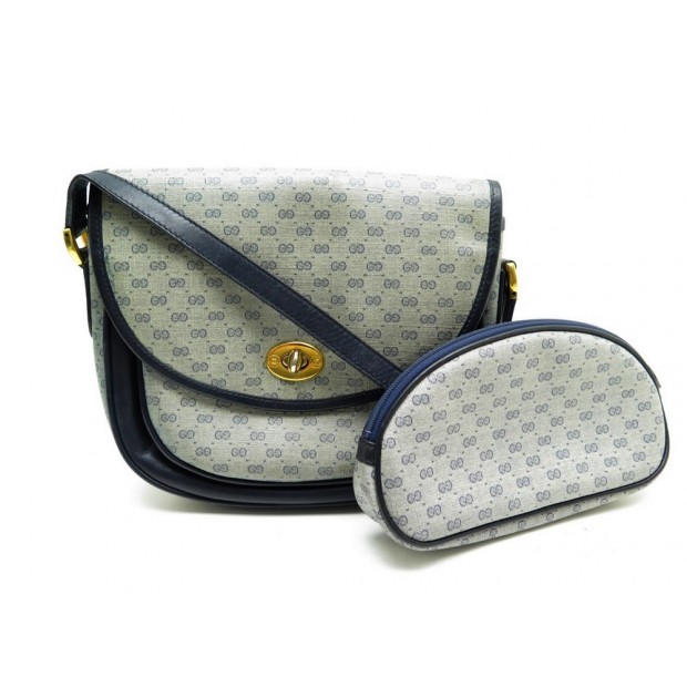 SAC GUCCI + TROUSSE MONOGRAM TOILE