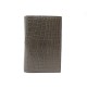 NEUF PORTE CARTES HERMES EN CUIR DE CROCODILE ALLIGATOR CARD HOLDER 2200