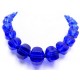 NEUF COLLIER BACCARAT SHERAZADE CRISTAL BLEU ET ARGENT 925 NECKLACE 2400€