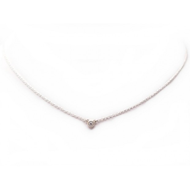 NEUF COLLIER TIFFANY & CO DIAMONDS BY THE YARD ELSA PERETTI ARGENT DIAMANT 340€