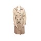 MANTEAU IMPERMEABLE GERARD DAREL TRENCH 38 COTON BEIGE FEMME COTTON COAT 350€