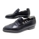 CHAUSSURES BERLUTI MOCASSINS ANDY 7 41 DEMESURE 348 CUIR NOIR LOAFER SHOES 1580