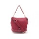 SAC MAC DOUGLAS MANDALA CUIR ROUGE 