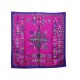 FOULARD HERMES SHEHERAZADE CARRE SOIE ROSE HENRI D ORIGNY PINK SILK SCARF 345€