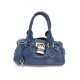  SAC CHLOE PADDINGTON MM CUIR BLEU 