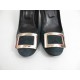 CHAUSSURES ROGER VIVIER BELLE DE NUIT ESCARPINS 40 EN DAIM VERT + SAC SHOES 570