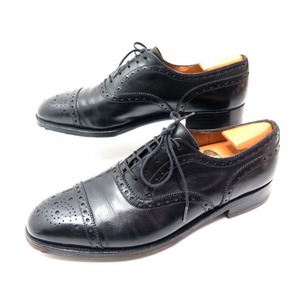 CHAUSSURES JM WESTON 310 RICHELIEU BOUT DROIT 6.5D 40.5 41 FIN EMBAUCHOIRS 715