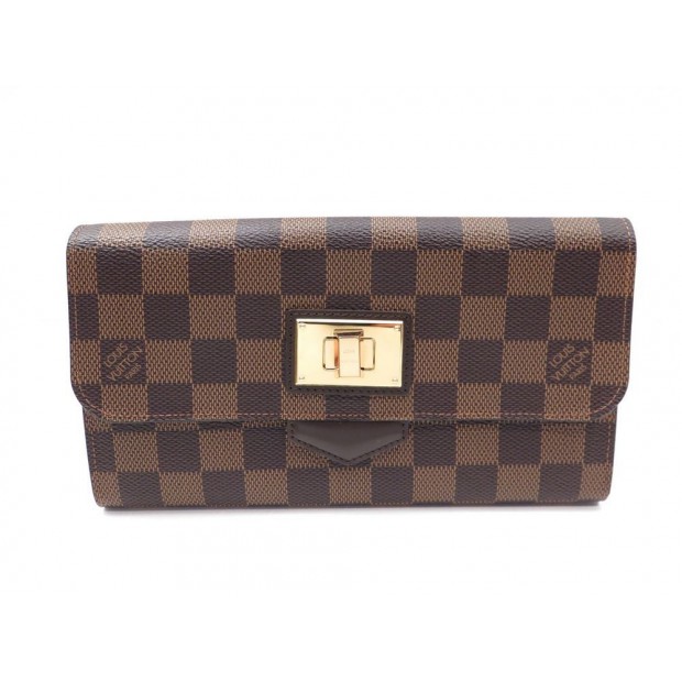 NEUF PORTEFEUILLE LOUIS VUITTON ROSEBERY POCHETTE DAMIER EBEN WALLET PURSE 850