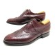 CHAUSSURES JM WESTON 375 RICHELIEU BOUT FLEURI 10E 44 CUIR BORDEAUX SHOES 835€