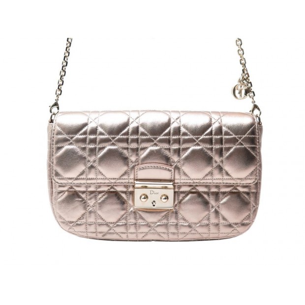 NEUF SAC A MAIN CHRISTIAN DIOR MISS PROMENADE BANDOULIERE CANNAGE CLUTCH 1350€