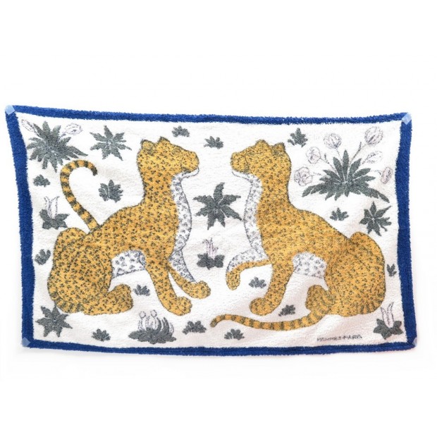 SERVIETTE DE PLAGE TAPIS HERMES LEOPARDS 