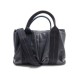 SAC HERMES CUIR NOIR BANDOULIERE 