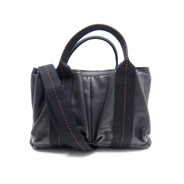 SAC A MAIN HERMES CARAVANE PM BANDOULIERE EN CUIR NOIR BLACK PURSE HANDBAG 2800€