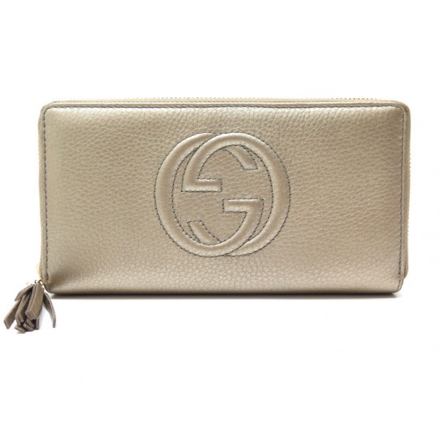 NEUF PORTEFEUILLE GUCCI SOHO 308004 COMPAGNON PORTE MONNAIE EN CUIR WALLET 500€