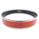 NEUF BRACELET HERMES CALECHE EN EMAIL IMPRIME ORANGE LARGE 7 CM ENAMEL NEW 480€