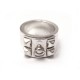 BAGUE HERMES COLLIER DE CHIEN MEDOR T 52 H106513B00048 ARGENT MASSIF RING 630€