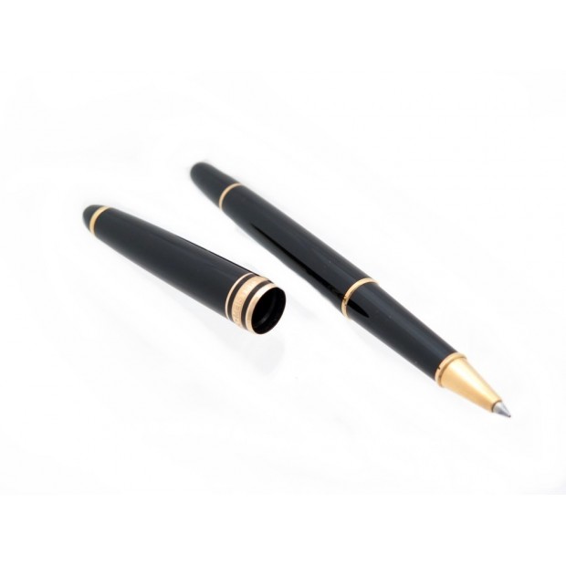 STYLO ROLLERBALL MONTBLANC MEISTERSTUCK CLASSIQUE 12890 RESINE & DORE PEN 405€