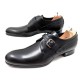 CHAUSSURES SOULIERS A BOUCLES LOUIS VUITTON CUIR NOIR 10.5 