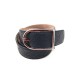 CEINTURE GUCCI GUCCISSMA 245868 T 95 EN CUIR MONOGRAMME BLEU LEATHER BELT 250€