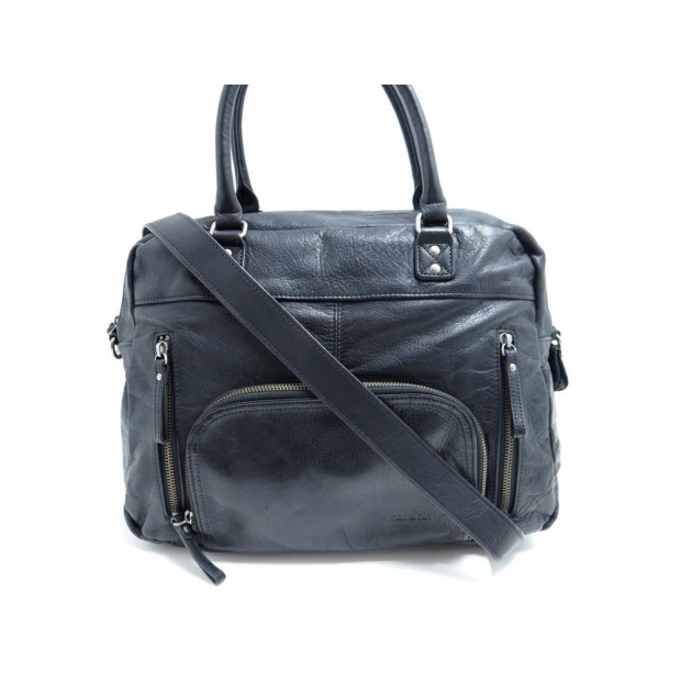 NEUF SAC A MAIN NAT & NIN MACY PORTE BANDOULIERE EN CUIR NOIR HAND BAG 199€