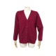 NEUF GILET ERIC BOMPARD CLASSIQUE MO2 L 42 44 EN CACHEMIRE ROUGE CASHMERE 265€