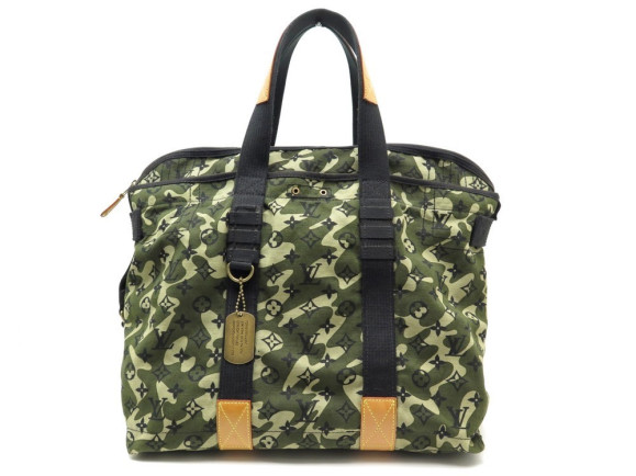 RARE SAC A MAIN LOUIS VUITTON TREILLIS MONOGRAMOUFLAGE ED LIMITEE MURAKAMI BAG