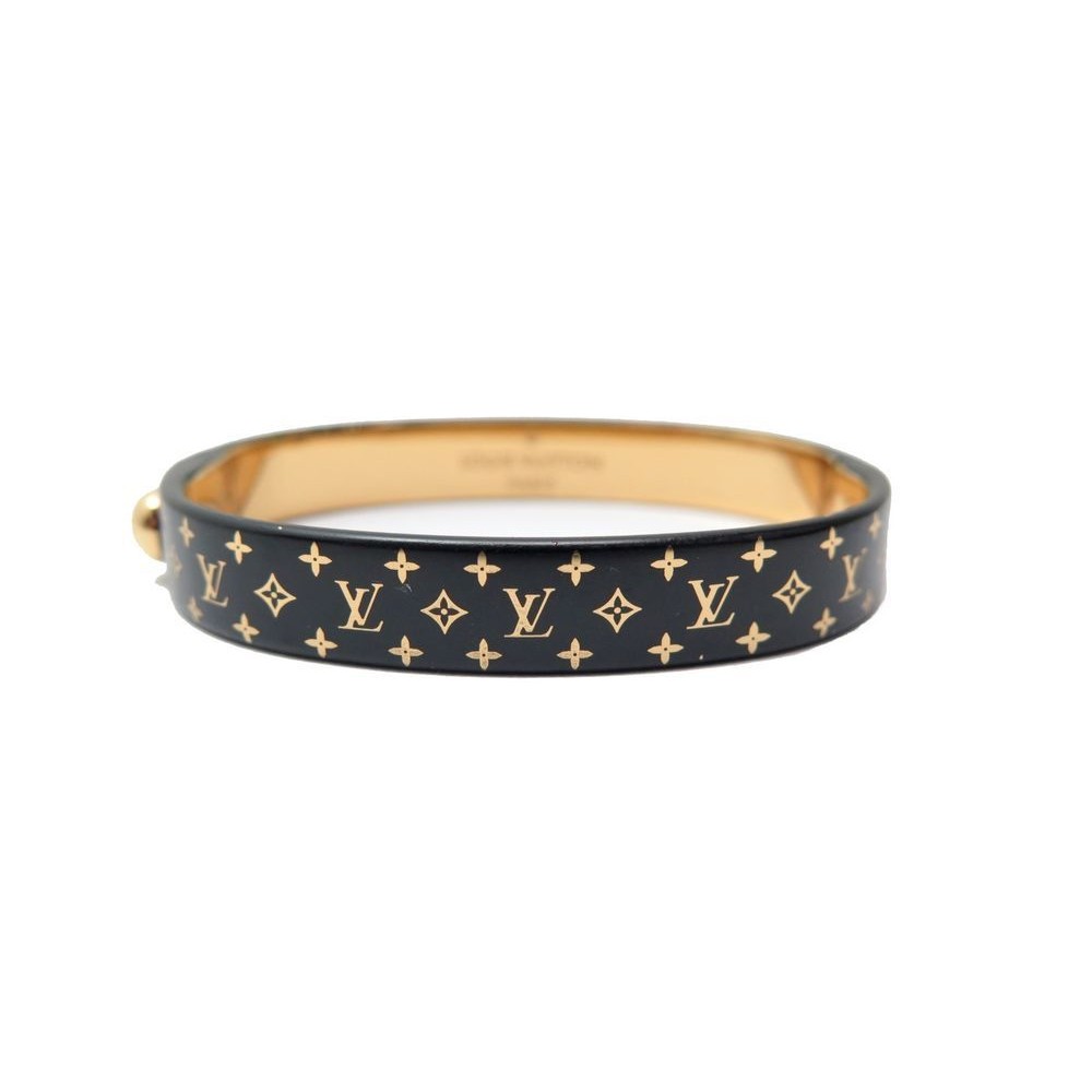 bracelet louis vuitton m67199 nanogram laque noir