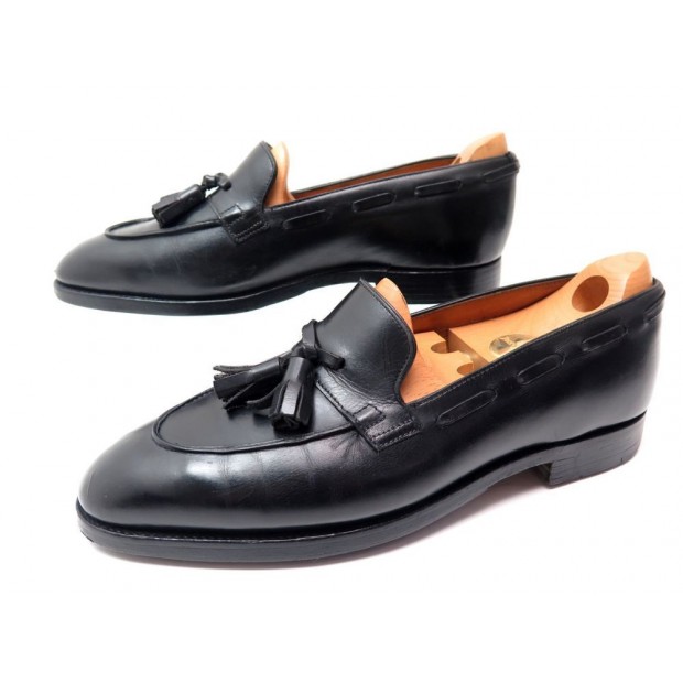 CHAUSSURES JOHN LOBB JIHEL MOCASSINS A PAMPILLES 7E 41 NOIR + EMBAUCHOIRS 1290€