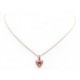  COLLIER PENDENTIF MAUBOUSSIN OR ROSE DIAMANTS 