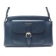 SAC A MAIN BURBERRY SADDLE CLUTH BANDOULIERE EN CUIR BLEU LEATHER HANDBAG 1480€