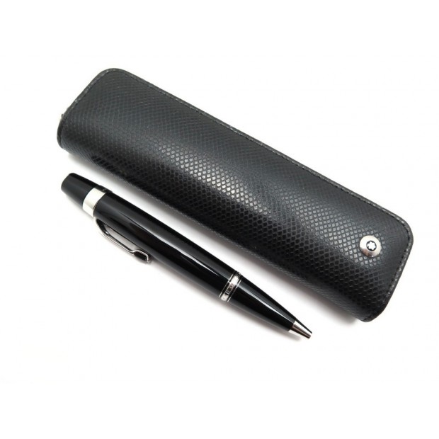 NEUF STYLO BILLE MONTBLANC BOHEME + ETUI CUIR 