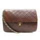 VINTAGE SAC A MAIN CHANEL TIMELESS CUIR MATELASSE MARRON QUILTED HAND BAG 3800€