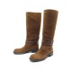 NEUF BOTTES LOUIS VUITTON CROSSROADS HIGH BOOTS 40 DAIM MARRON BOITE BOOTS 950€