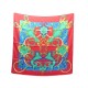 NEUF FOULARD HERMES L'INSTRUCTION DU ROY SOIE BROCHEE JACQUARD ROUGE SCARF 360€