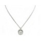 NEUF COLLIER CHOPARD HAPPY SNOW FLAKES FLOCON OR BLANC 55 DIAMANTS 0.57CT 7300